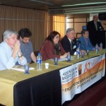 001 – Panel inicio. Romeau, Rios, González, De Lorenzi, Rayón y Zaeta.