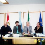 2007-04-28. ASAMBLEA EL TREBOL. Zaeta, Almada, De Lorenzi y Giovannini.