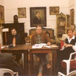1999-05-14. REUNION PREPARATORIA DE LA ASAMBLEA CONSTITUTIVA. EL TREBOL. Rayón, De Lorenzi y Baratti (frente) y Genovese (espalda)