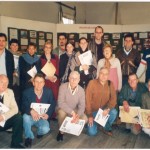 2003-08-16. CONSEJO DIRECTIVO. RECONQUISTA. Visita de los consejeros a la muestra fotográfica sobre La Forestal.